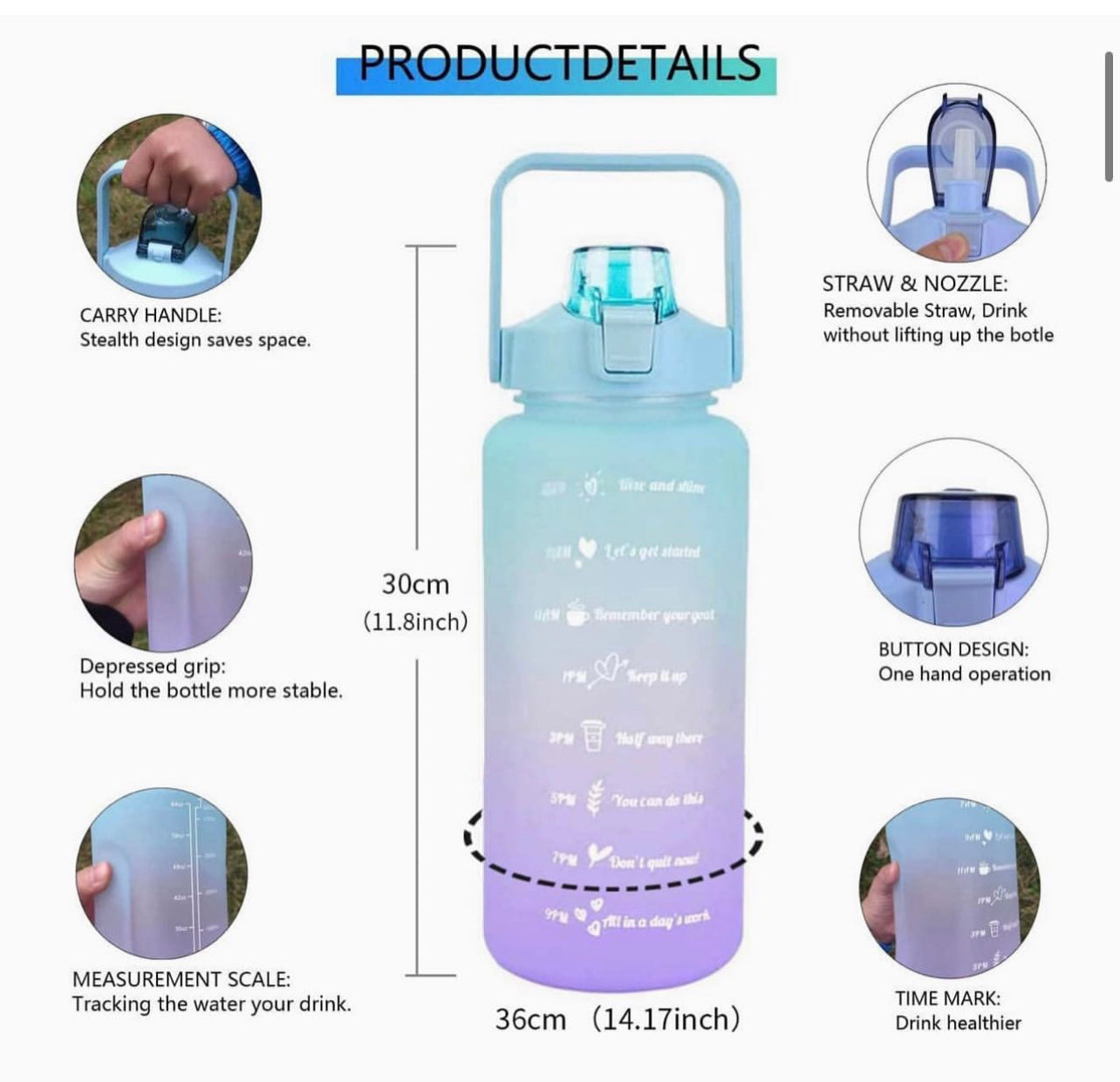 2L Motivational Bottle