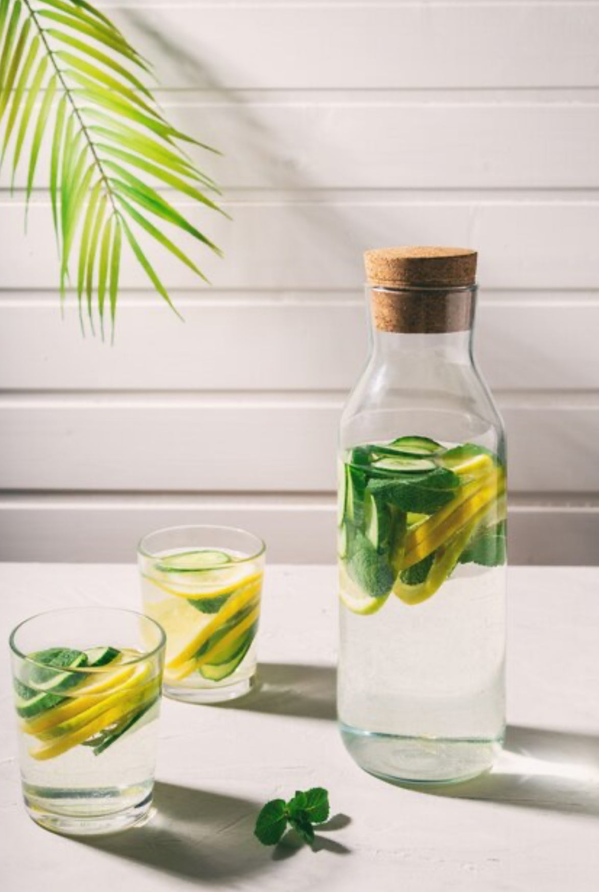 IKEA Glass Bottle w/ Cork Lid