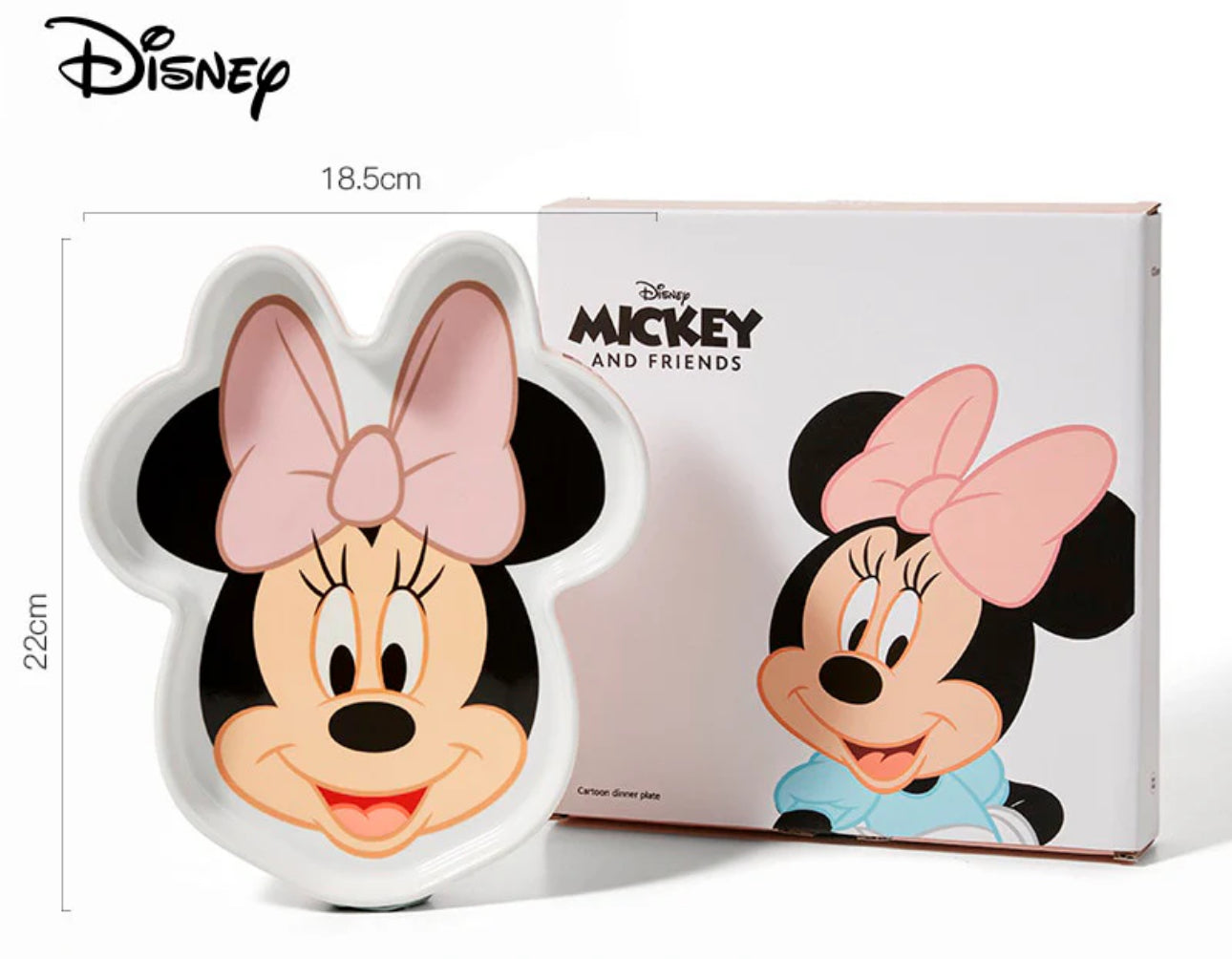 Disney Mickey & Minnie Snack Plate