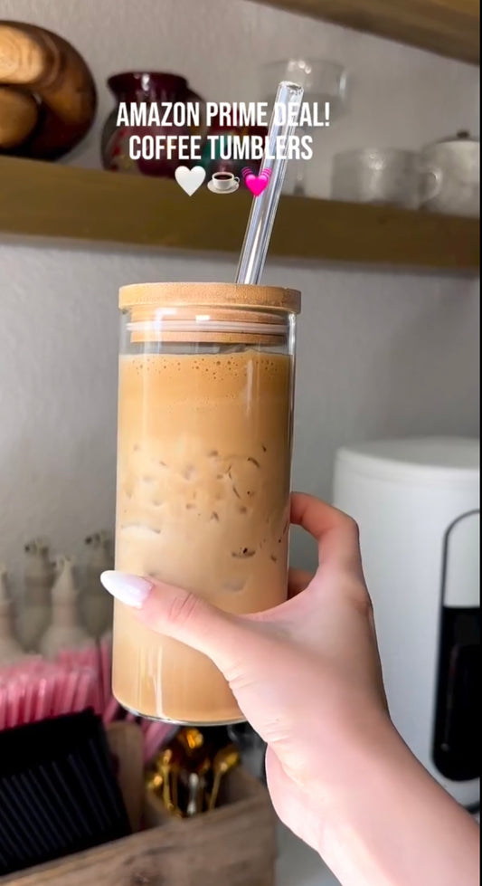 Tall 400 ML Glass Tumbler